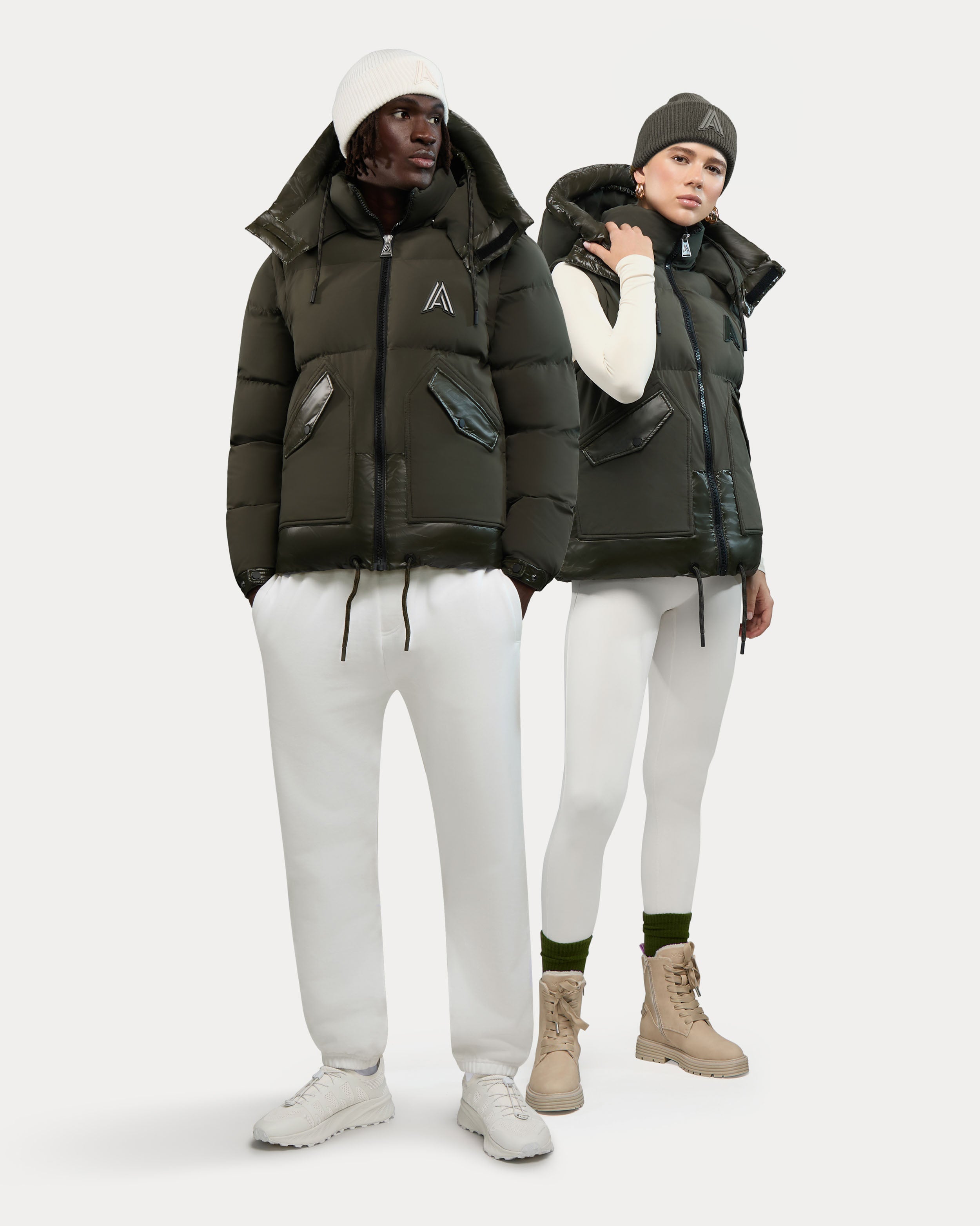 Megeve Unisex 2-In-1 Relaxed Fit Puffer
