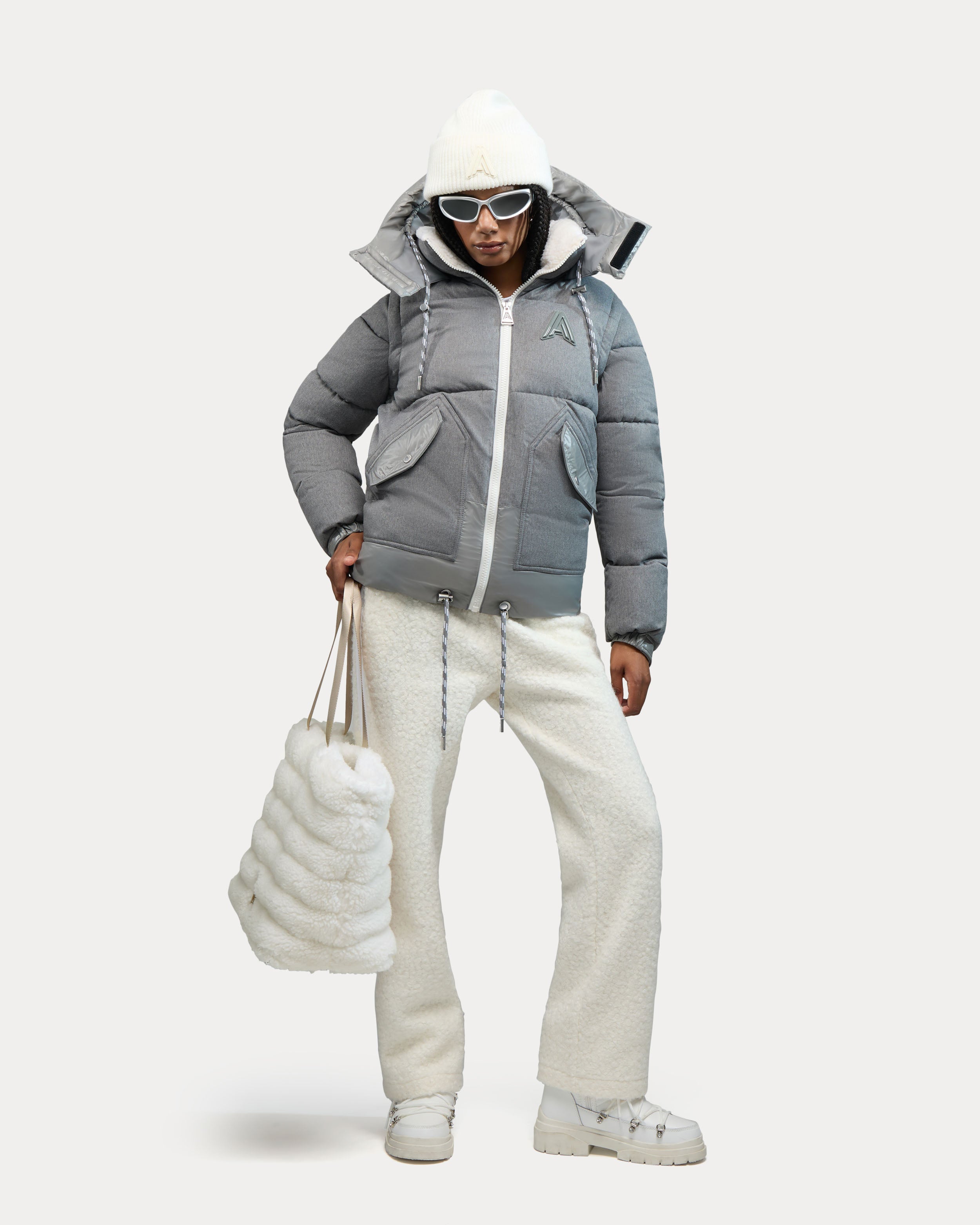 Megeve-W Unisex 2-in-1 Relaxed Fit Puffer