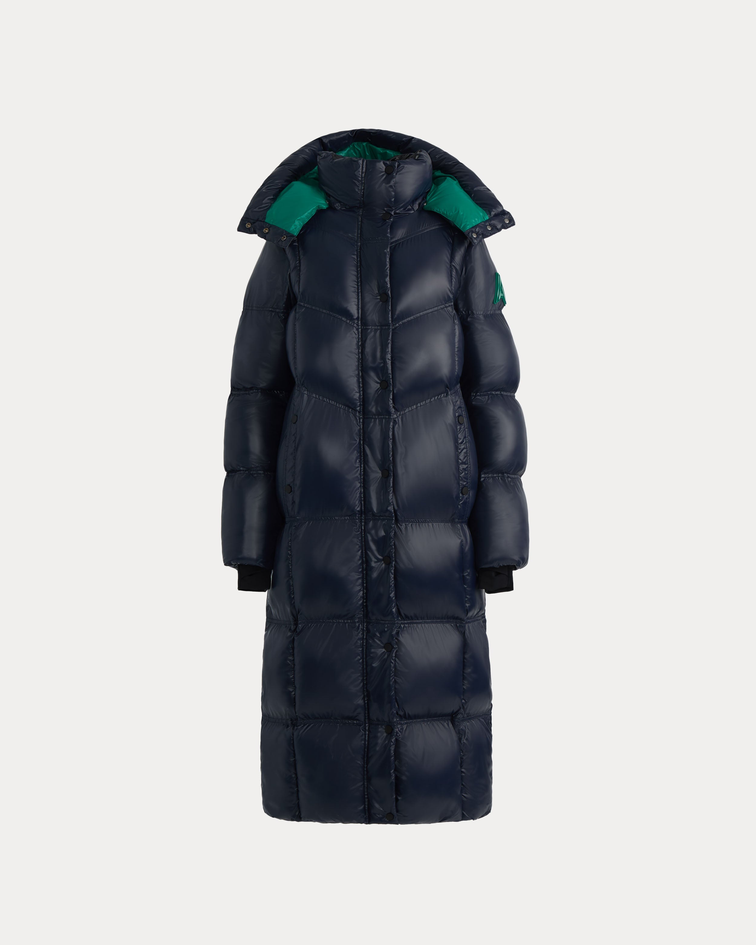Meribel Quilted Maxi Puffer with Removable Hood