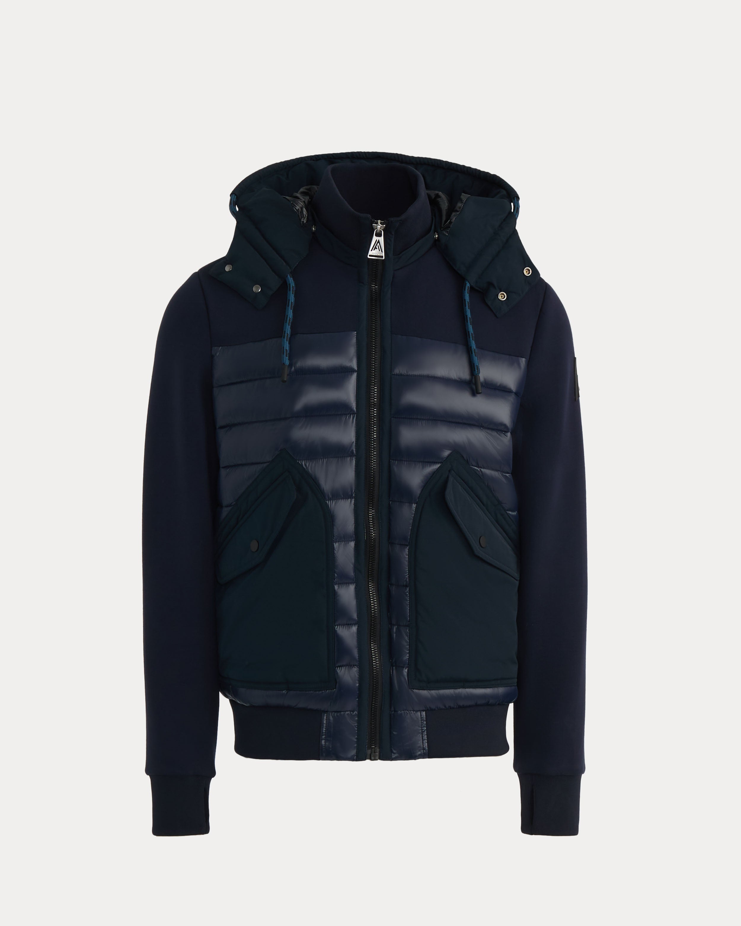 Blouson aviateur léger et hybride en matériaux assortis Nimbus