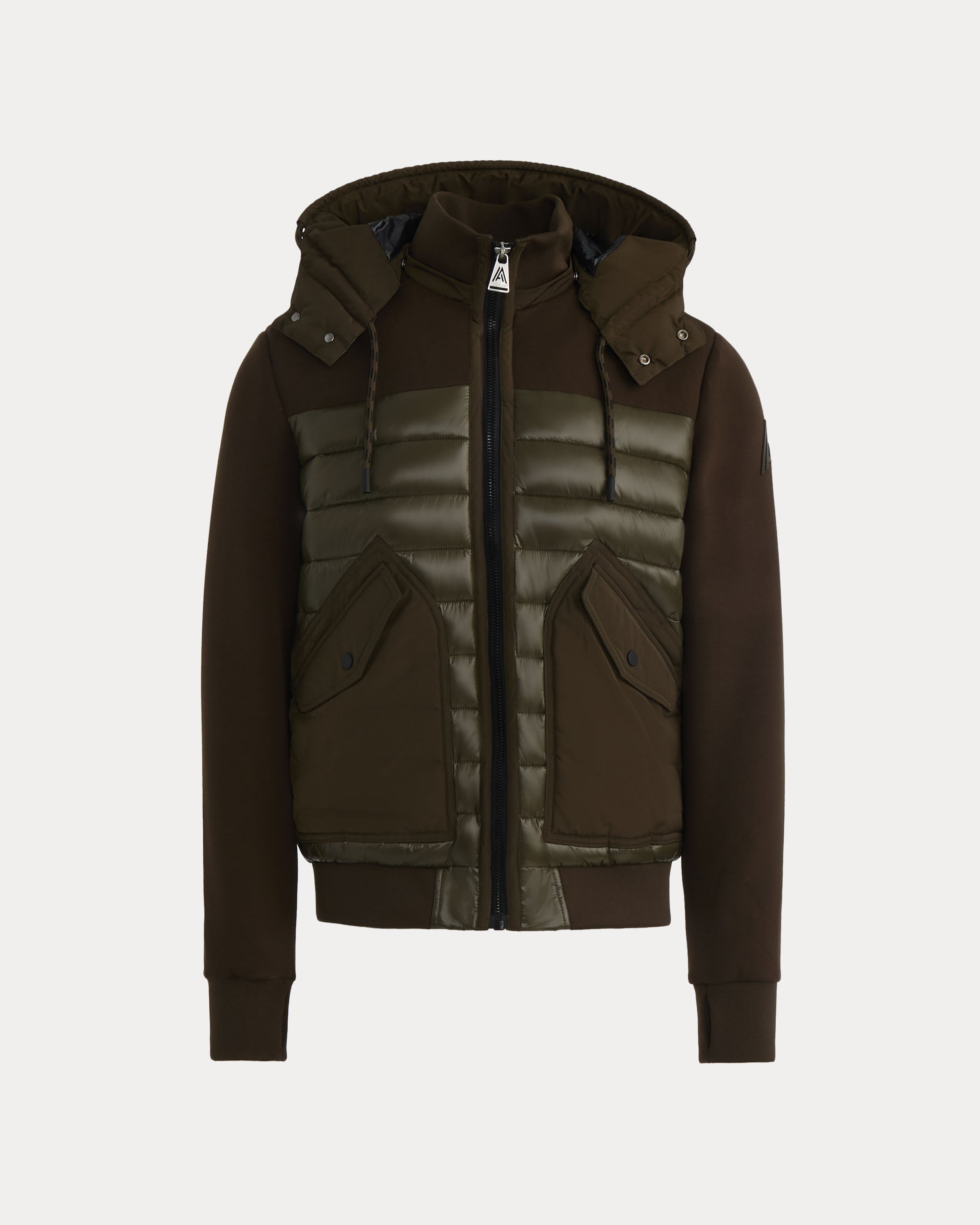 Blouson aviateur léger et hybride en matériaux assortis Nimbus