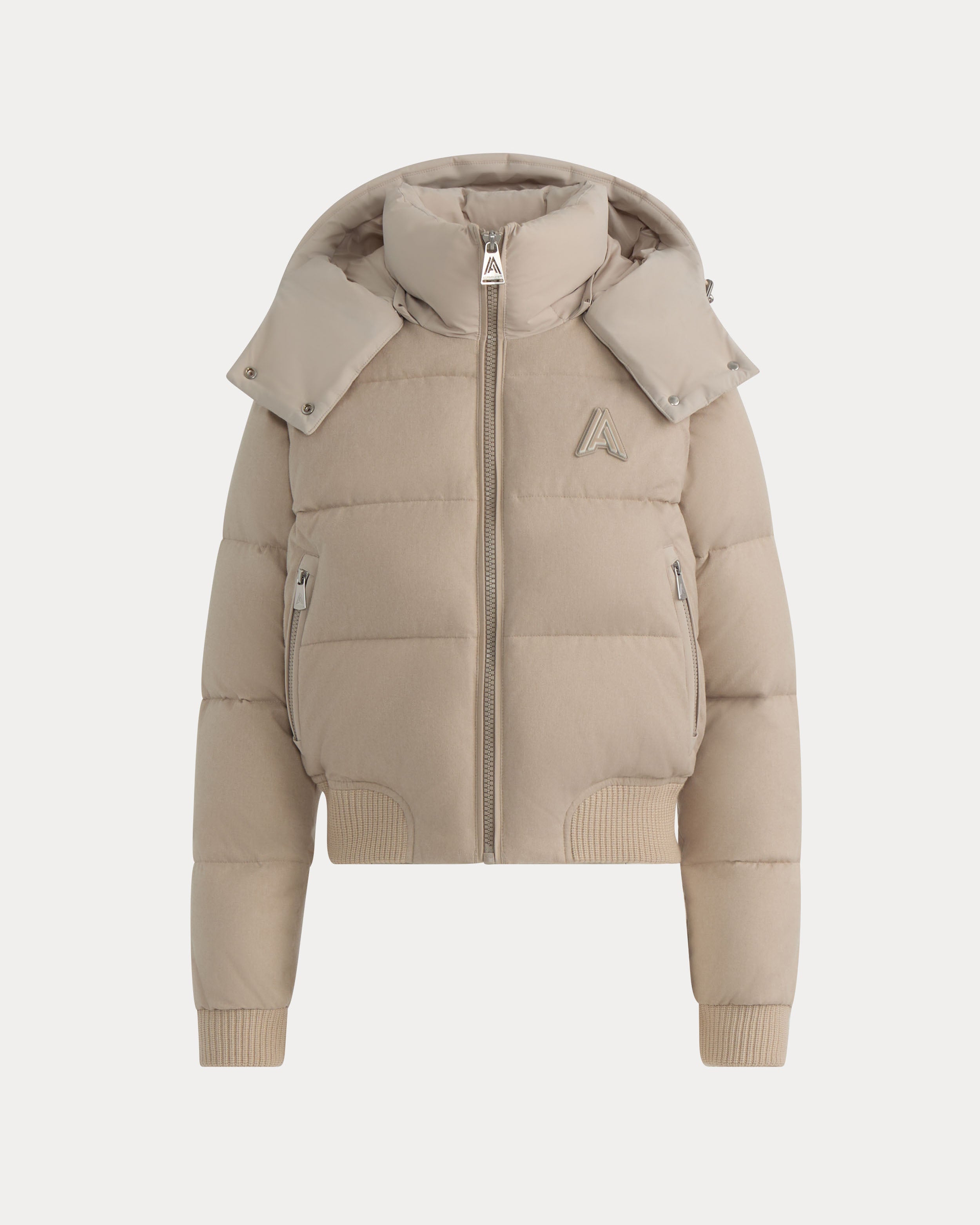 Pariset bomber court avec manches détachables pour femme 
