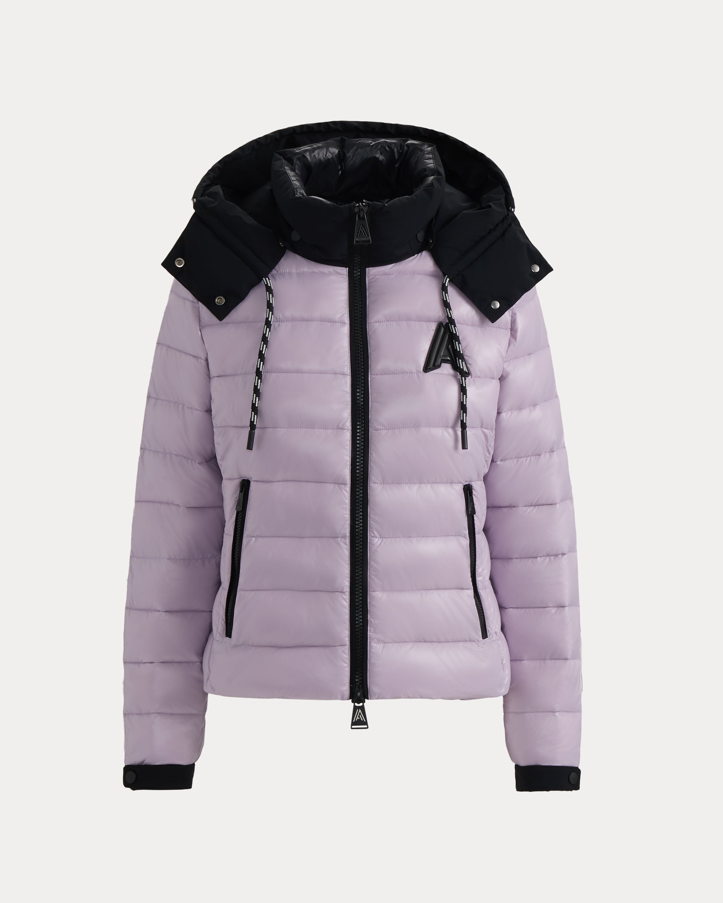 Rousset Lightweight Cinched Puffer Jacket with Contrast Detailing