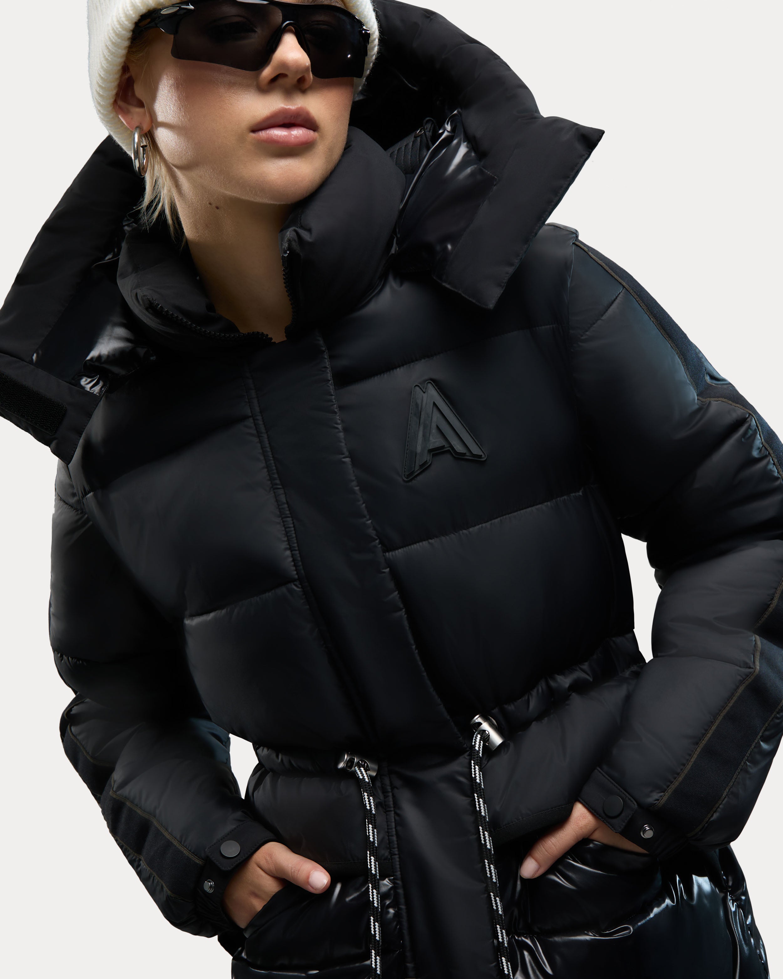 Tingwick 2-in-1 Maxi Puffer with Removable Sleeves
