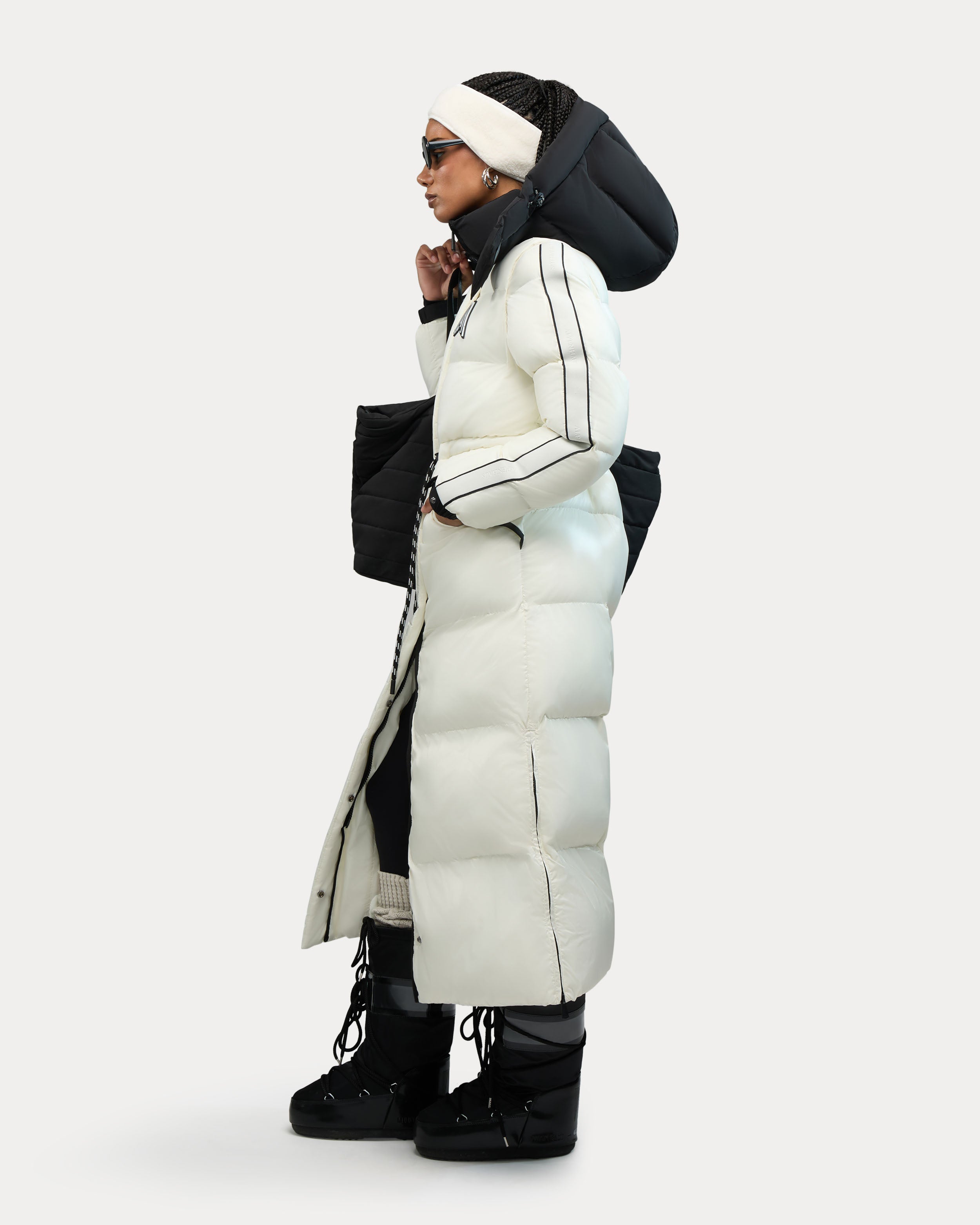 Tingwick 2-in-1 Maxi Puffer with Removable Sleeves