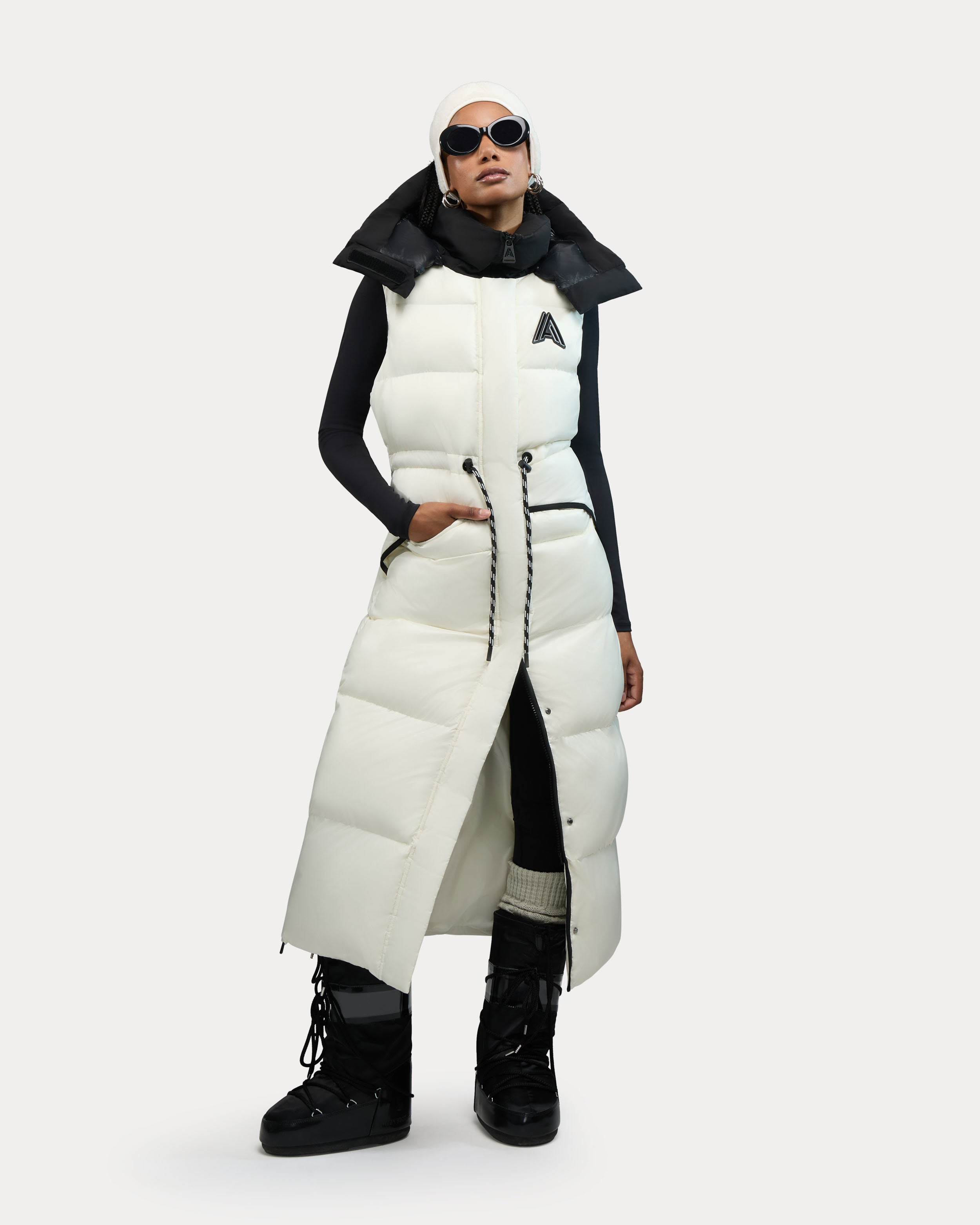 Tingwick 2-in-1 Maxi Puffer with Removable Sleeves