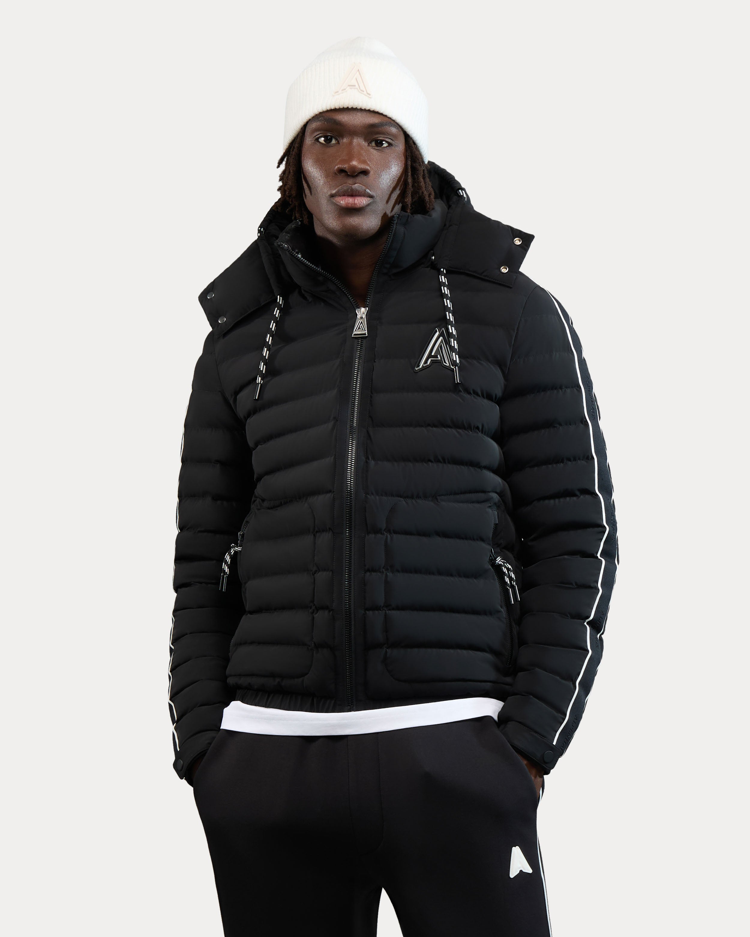 Uriage Lightweight Bomber Puffer with Removable Hood