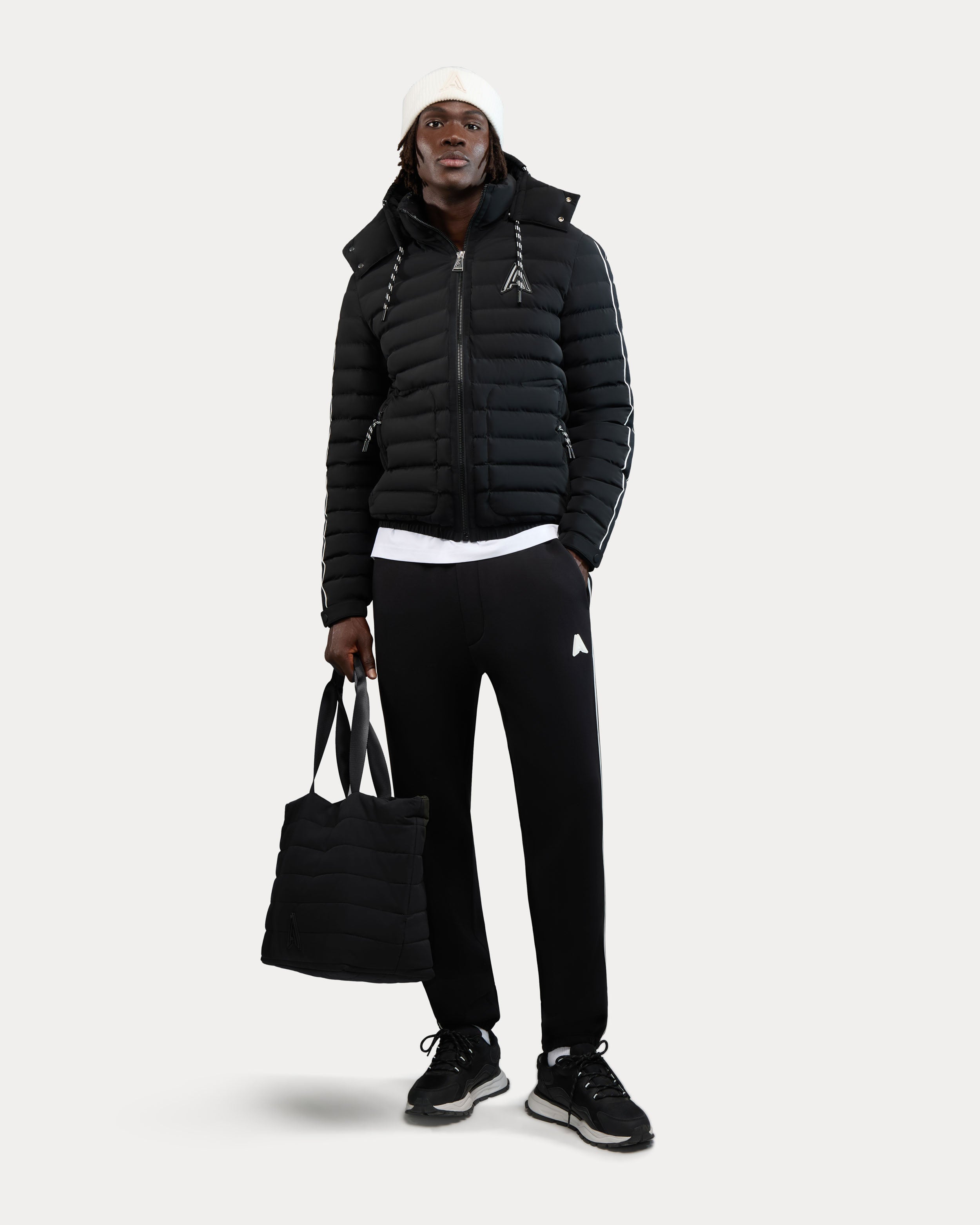 Uriage Lightweight Bomber Puffer with Removable Hood