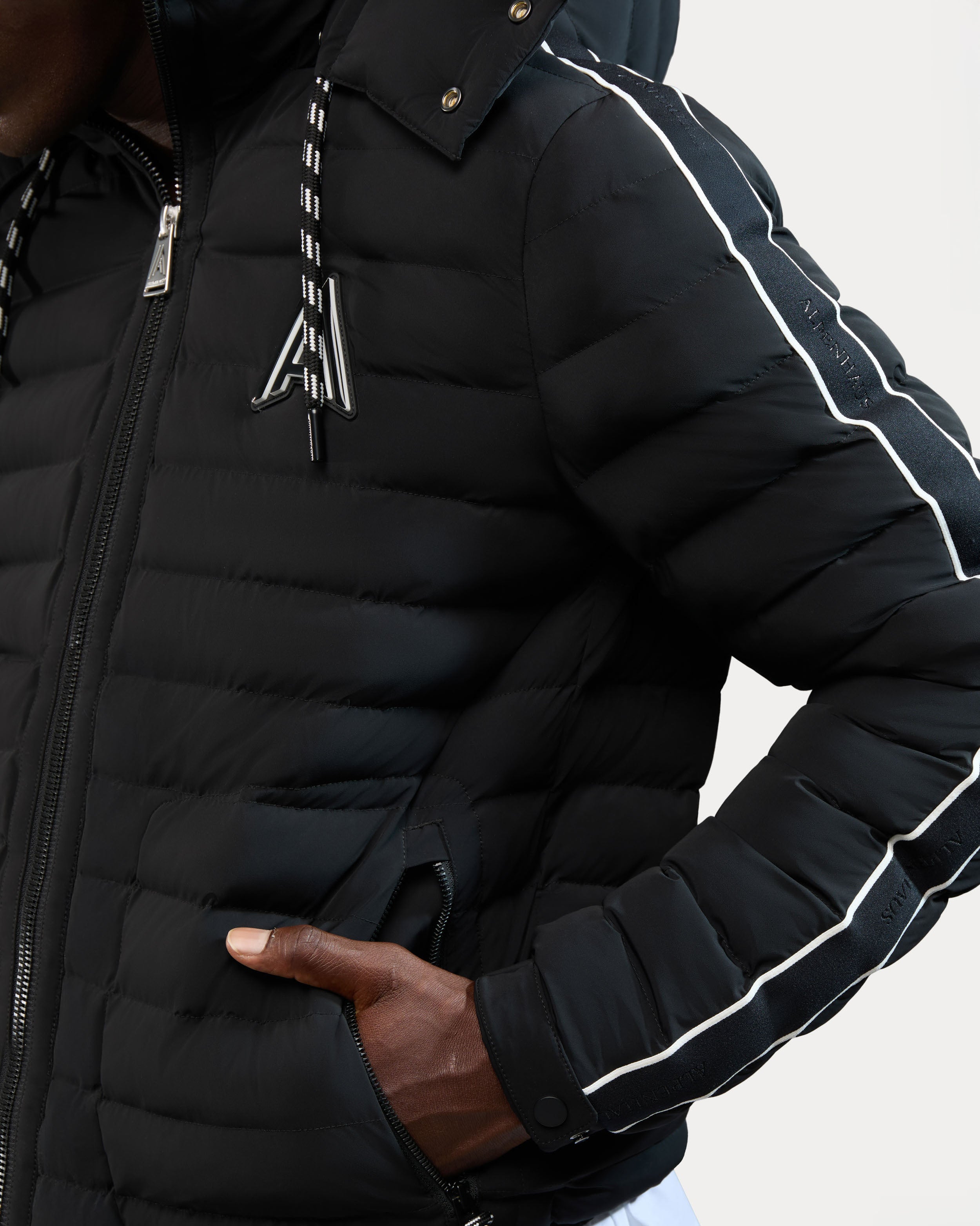 Uriage Lightweight Bomber Puffer with Removable Hood
