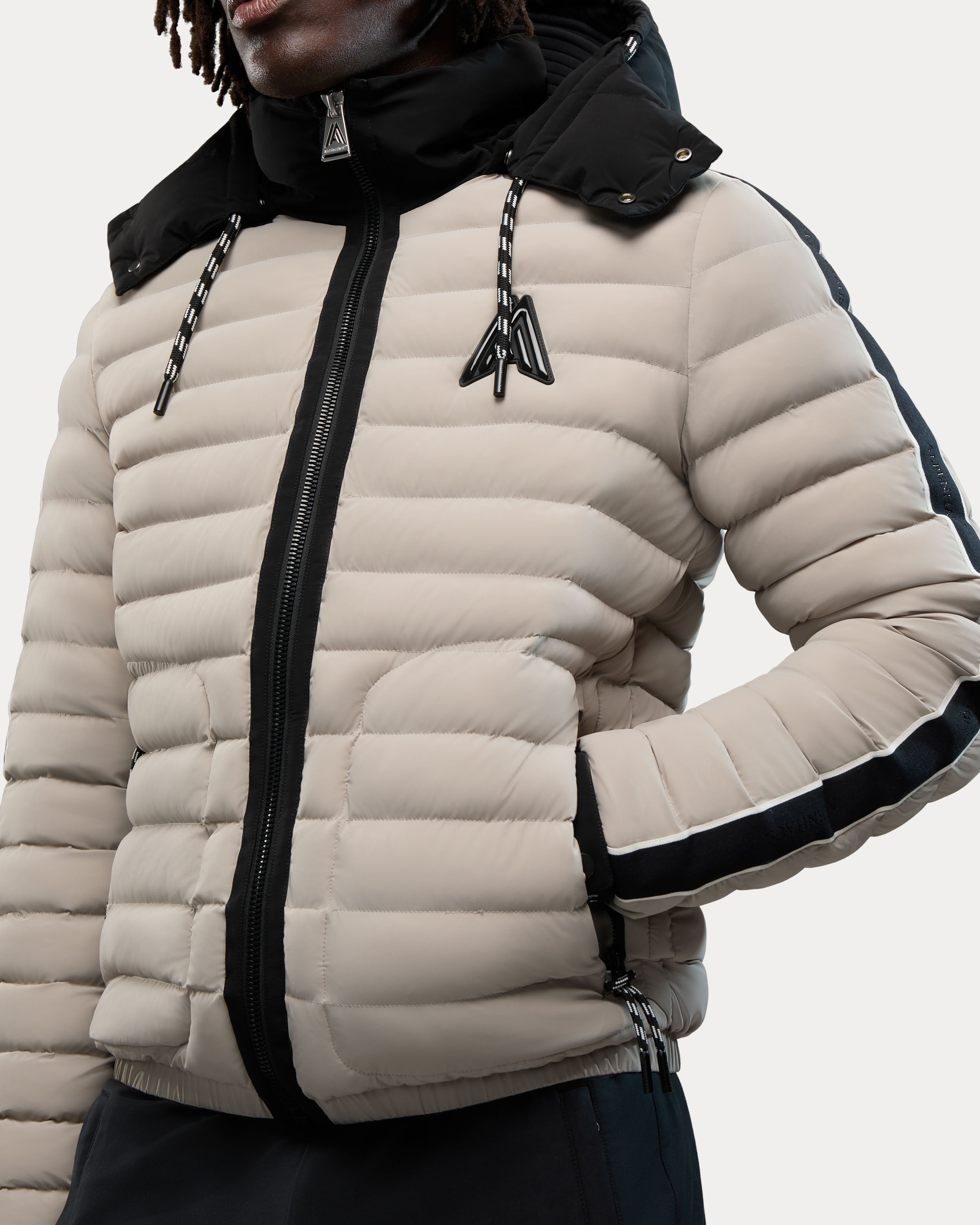 Uriage Lightweight Bomber Puffer with Removable Hood