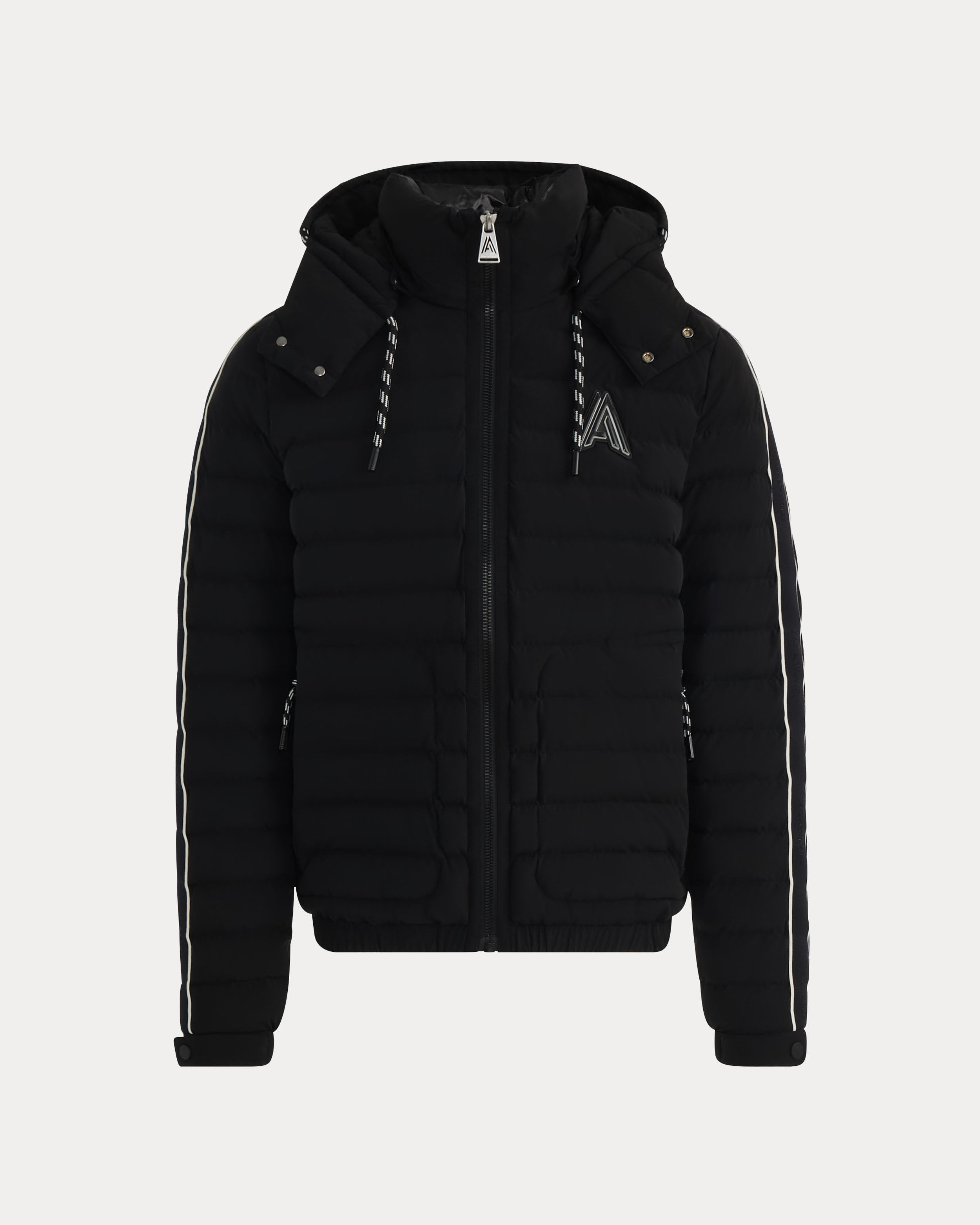 Blouson aviateur matelassé léger Uriage avec capuchon amovible