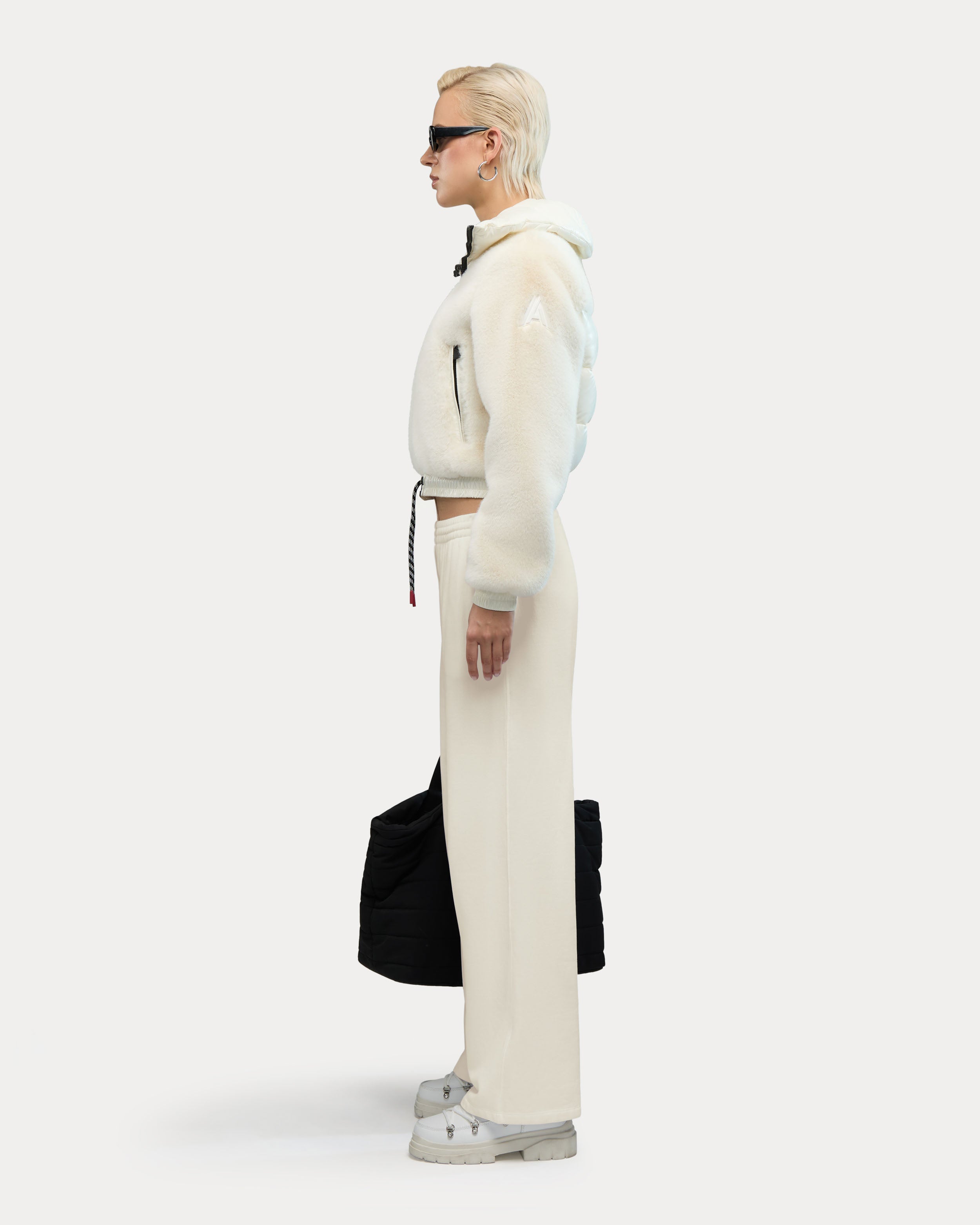 Vanoise Cropped Faux-Fur Puffer Jacket