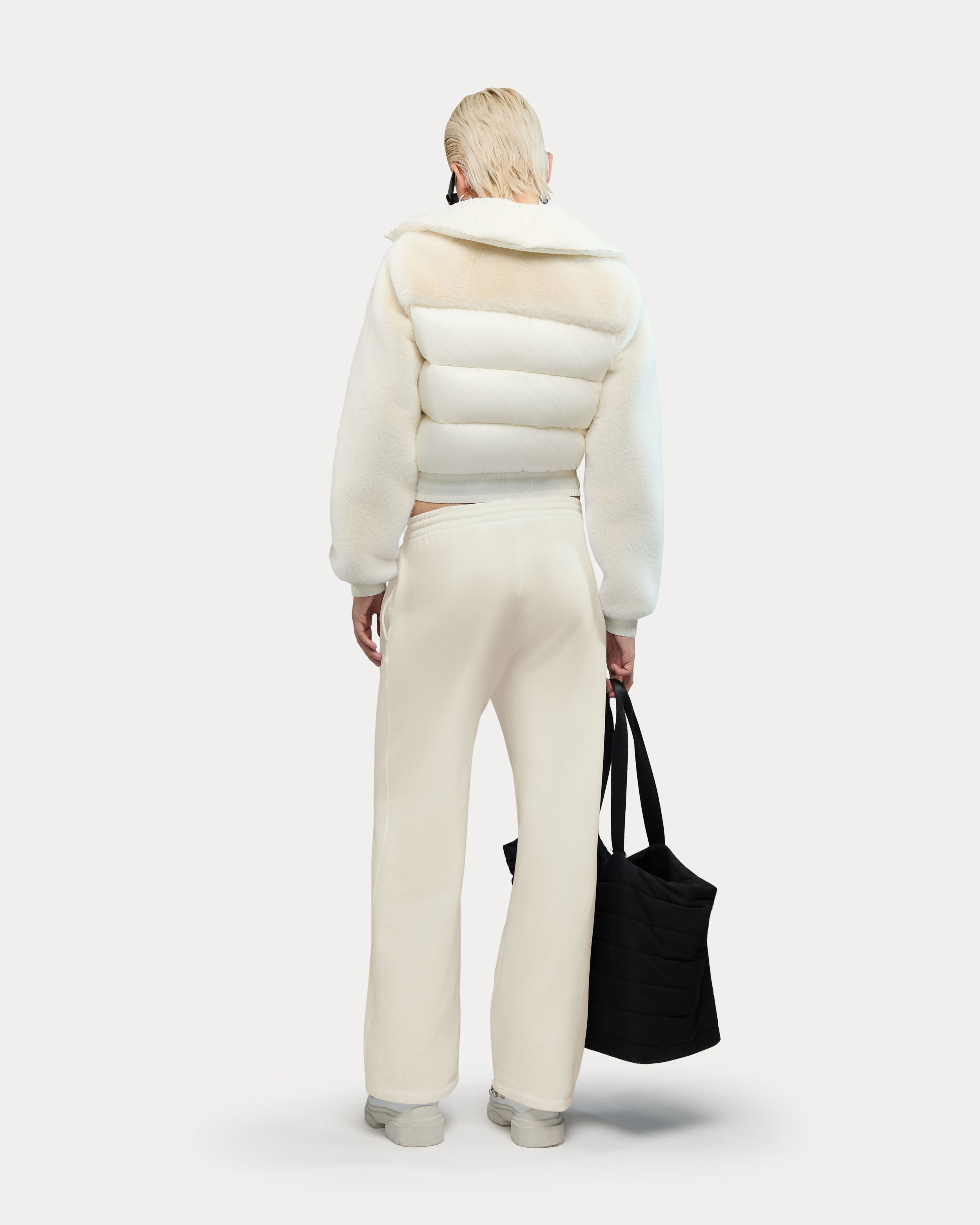 Vanoise Cropped Faux-Fur Puffer Jacket