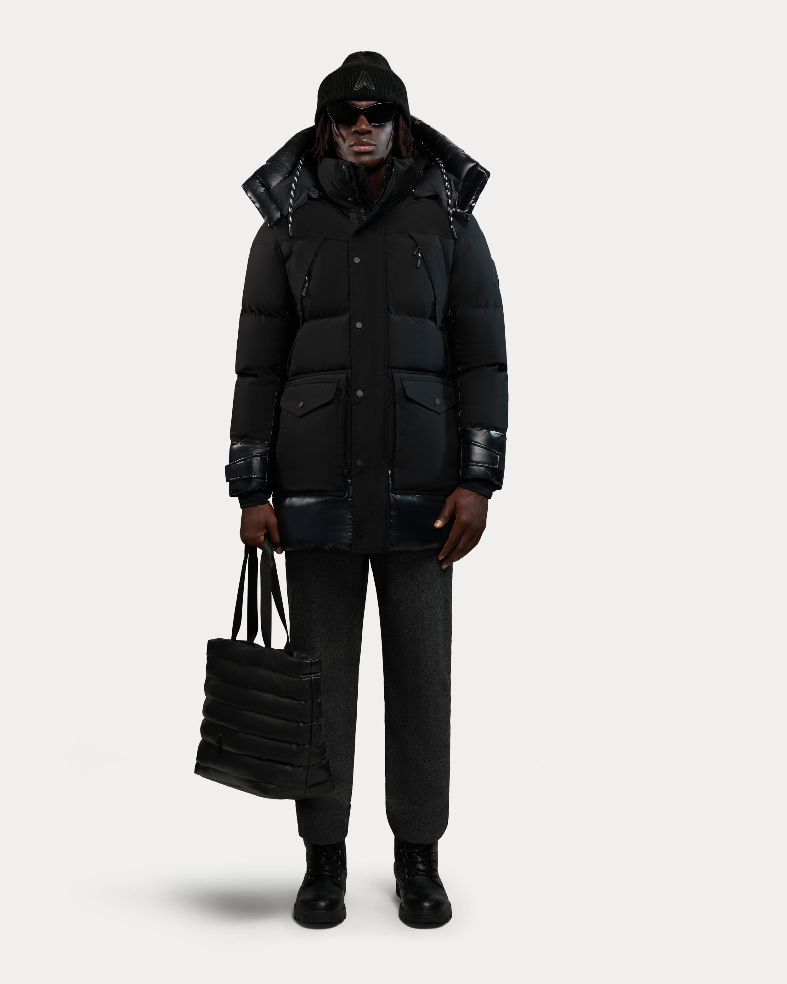 Parka rembourré épais Verenfeld avec capuchon amovible