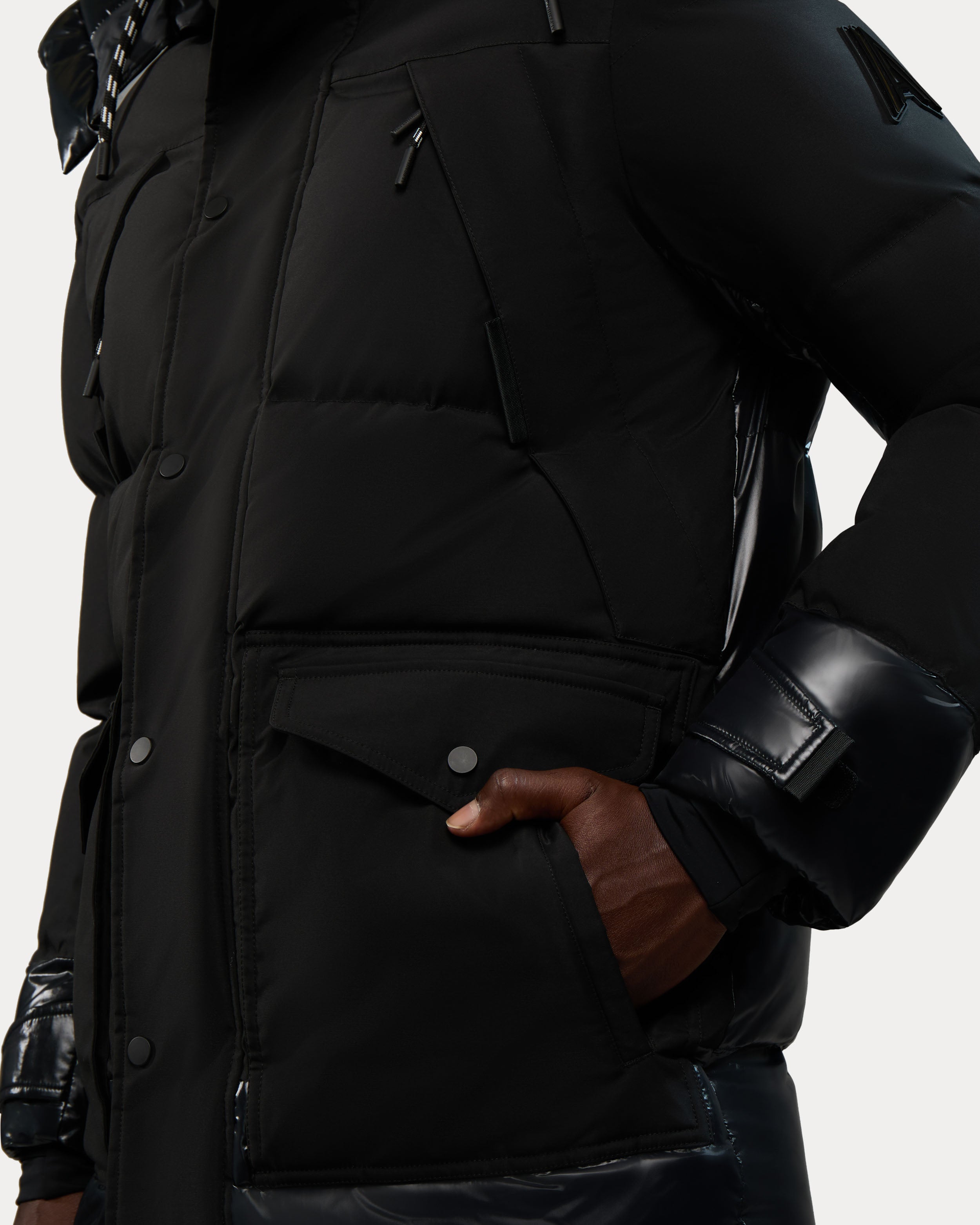 Parka rembourré épais Verenfeld avec capuchon amovible