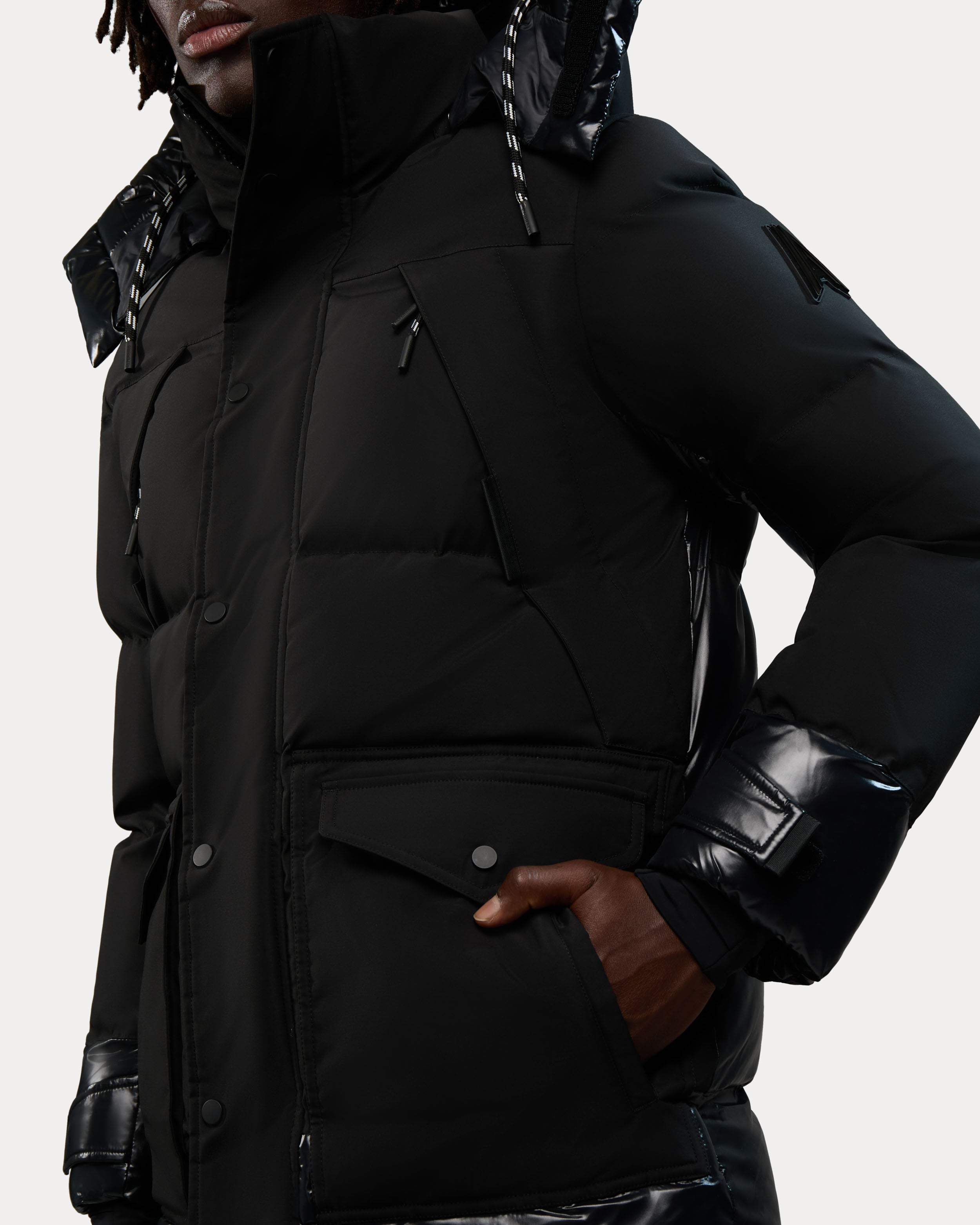 Parka rembourré épais Verenfeld avec capuchon amovible