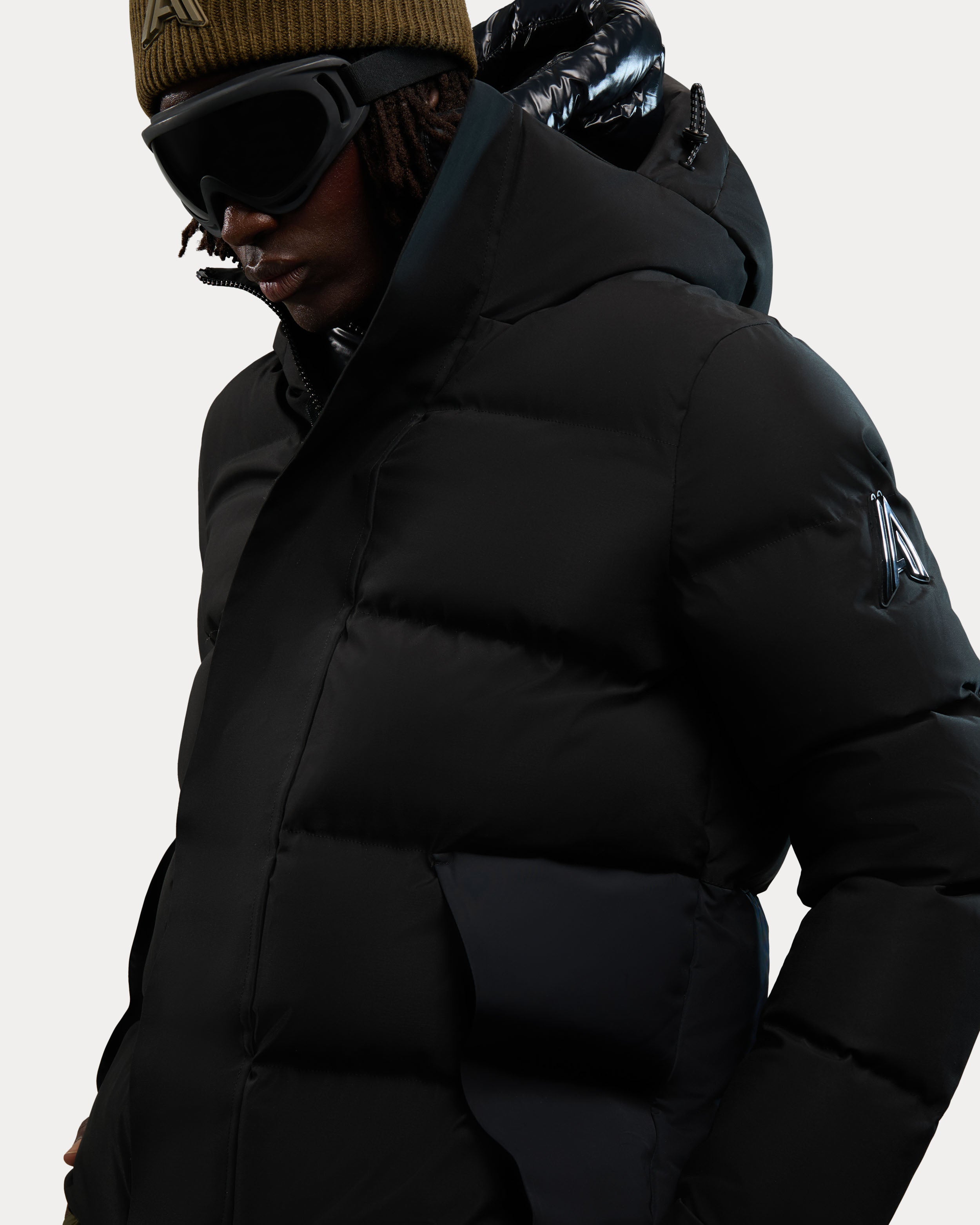 Manteau matelassé Virterre Expedition avec capuchon double contrastant