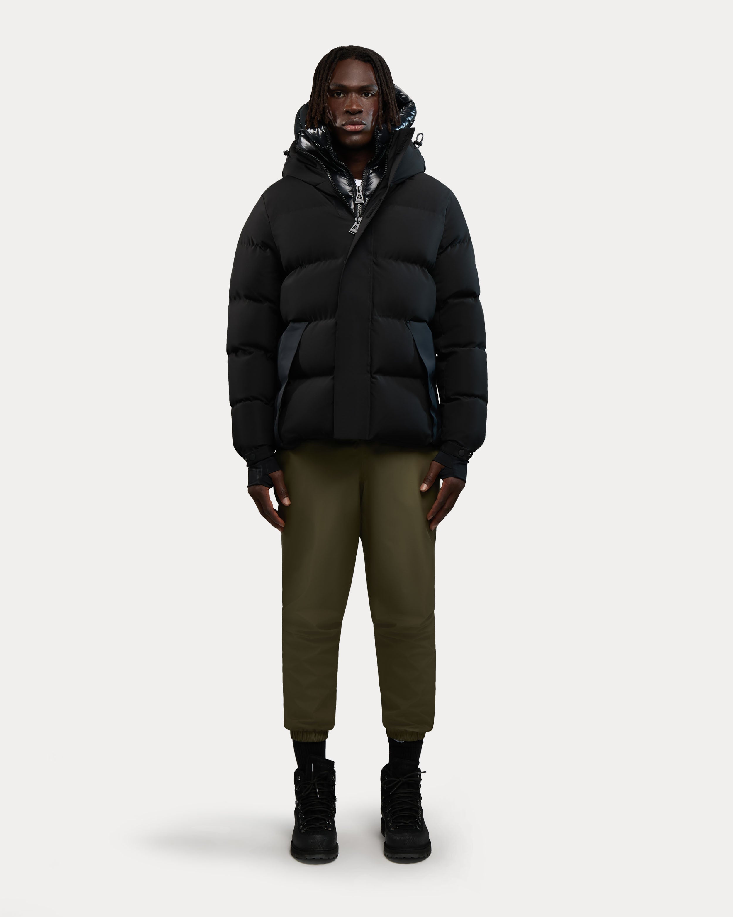 Virterre Expedition Puffer with Contrast Double Hood