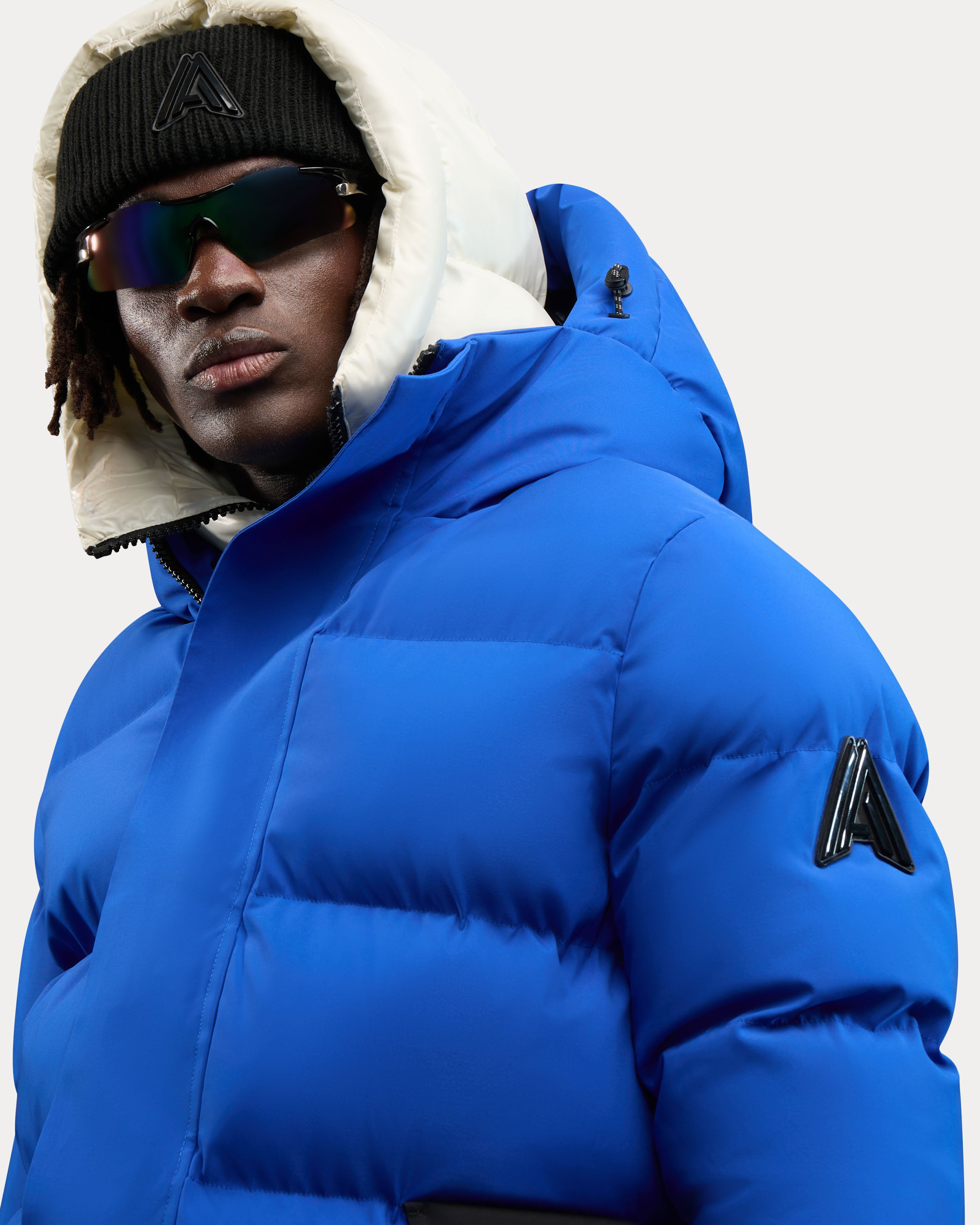 Manteau matelassé Virterre Expedition avec capuchon double contrastant